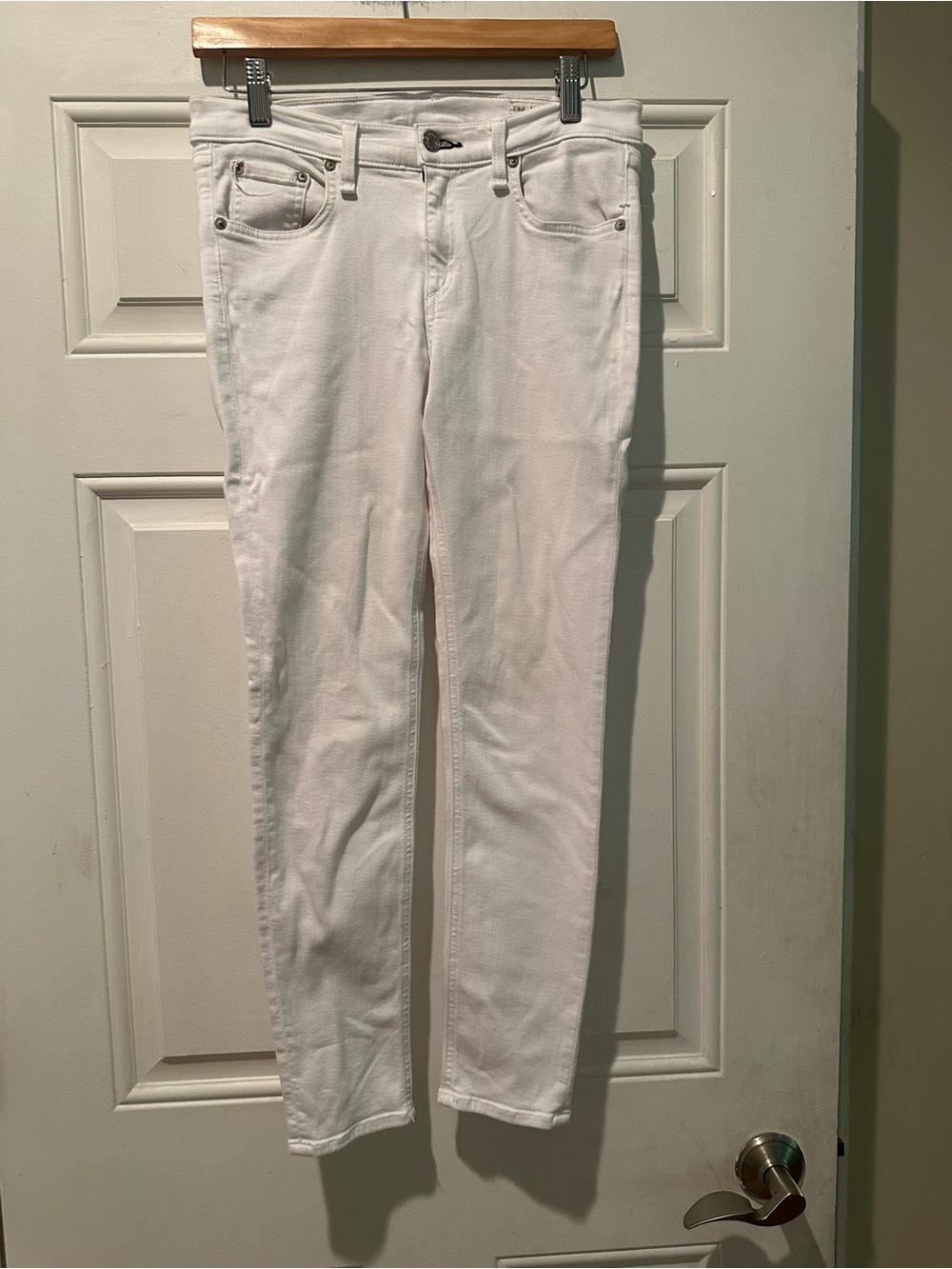 rag & bone White Capri Jeans